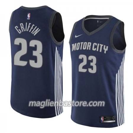 Maglia NBA Detroit Pistons Blake Griffin 23 Nike City Edition Swingman - Uomo